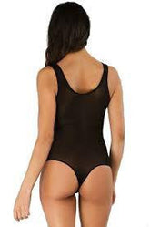 Black Mesh Front Sexy Teddy for Women at itspleaZure